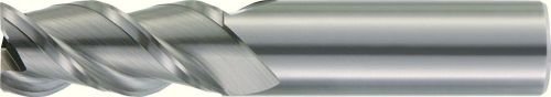 WIDIA Hanita 4K1308073B ArCut 4K13 HP Aluminum End Mill, 0.03" Radius, 0.3125" Cutting Dia, Carbide, Uncoated, RH Cut, 0.3125" Shank Dia, 3-Flute