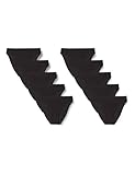  Iris & Lilly Damen Höschen mit hohem Bund aus Baumwolle, 10er-Pack, Schwarz (Black), XS, Label: XS