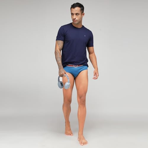 Image of Zoiro Men's Brief | Soft Band | Soft No-Marks Elastic | Breathable Innerwear | Pack of 1 | Color May Vary