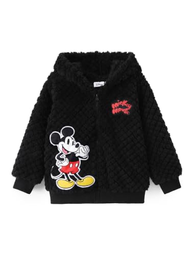 Image of Disney Girl /Boy Fleece Jacket Zipper Sherpa Fuzzy Hoodie Winter Coat 2-13Y