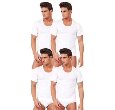 Mens White Vest (Pack of 3)-image-43