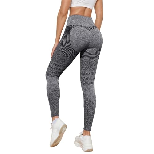 Leggins Plumi 3D Anticelulitis Legging Push Up Mujer Deporte Campana Adelgazante EláStico Sin Costuras Pantalon Deportiva Mujeres Yoga Fitness Pilates panlones (01 Gris, M)