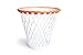 Excelsa Basket Cestino Canestro Gettacarta, Polipropilene, Bianco, 32 X 30 X 32 Cm
