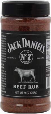 Jack Daniel's 01761 Barbecue Beef Rub, 9 oz. - Quantity 6