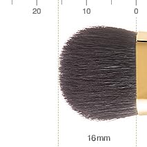 BISYODO Long Series Eye Shadow Brush - Round Flat Type, Brown