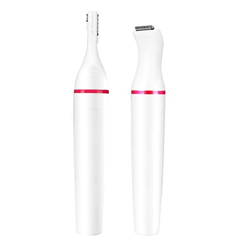 Portable with Detachable Cutter Heads Women Eyebrow Trimmer Women Hair Shaver, Women Electric Shaver, for Men Nose Hair Remover Women