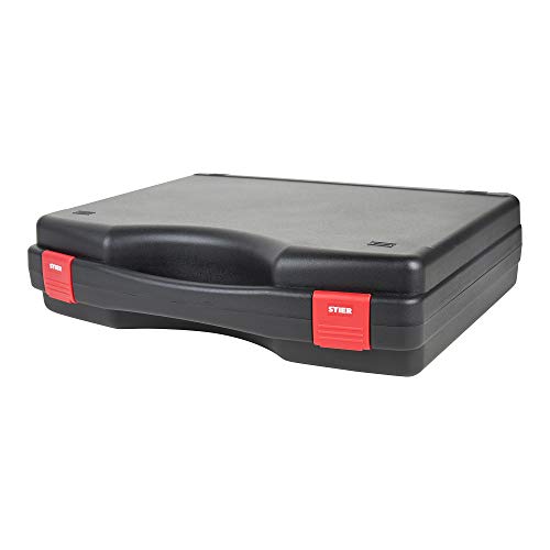 STIER Kunststoffkoffer PP m. Schaumstoffeinlage 330 x 272 x 82mm, Werkzeugkoffer, Gerätekoffer leer, Transportkoffer – Ansicht 2