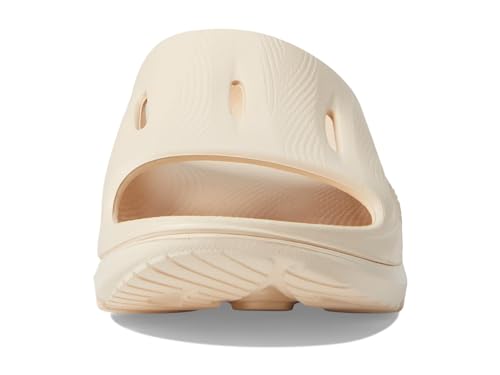 Image of Hoka Unisex Kid's Ora Recovery Slide 3 (Big Kid) Vanilla /Vanilla 7 Medium