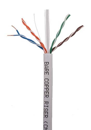 Cable Cat6 UTP 1000ft Cobre Blanco Cables Direct Online miniatura 2