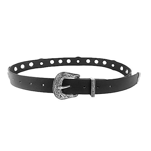 Cowgirl Waist Belts For Jeans Vintage Buckle Belt For Y2K-Girls Hip-Hop Impressive Cowboy Stage Street Dance