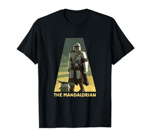 T-shirt Star Wars The Mandalorian Vintage Spotlight pour fan de pop culture