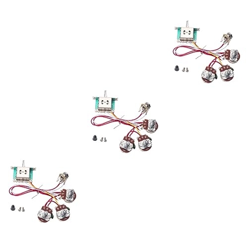 Kit de câblage pour guitare électrique pré-câblé 5 voies pour réparer les potards