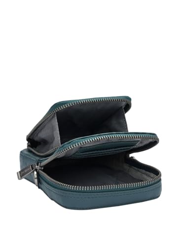 Da Milano blue genuine leather sling bag – image 5