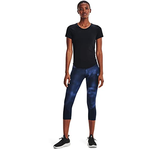 Under Armour Women's Streaker Short-Sleeve T-Shirt , Black (001)/Reflective , Medium #TOP2