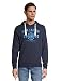 Produktbild TOM TAILOR Herren Hoodie Sweatshirt mit Logoprint 1032082, 10302 - Dark Blue, M