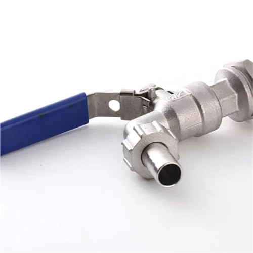 Válvula de bola de acero inoxidable duradera con llave de mamparo de 1/2 pulgada 5
