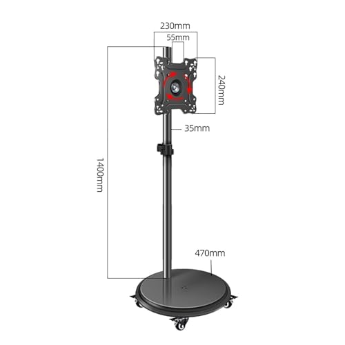 Soporte de Piso Universal para Monitor hasta 55" miniatura 2