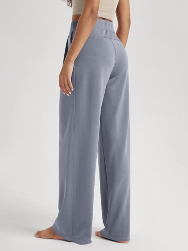 Image of ODODOS Modal Soft Wide Leg Pants for Women High Waist Casual Relaxed Pants with Pockets-27 /29 inch / 31 inch Inseam