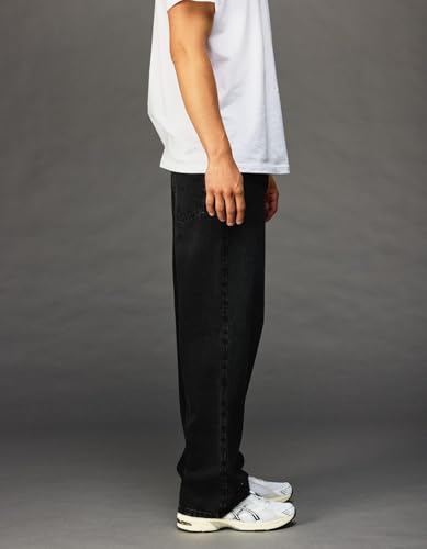 Washed Black Baggy Jeans by Rsq