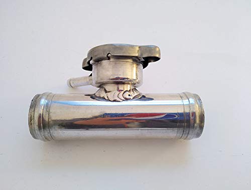 Compatible with 1.25" OD in Line Radiator Tuck Hose Remote CNC Billet Fill Filler Neck/Cap 32mm