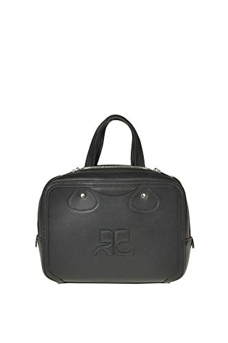 Courrèges Small Leather Bag Woman Black unica int.