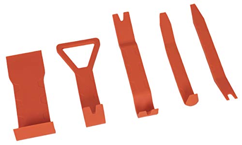 Lisle 69940 Trim Removal Set 5 PC, Orange, One Size