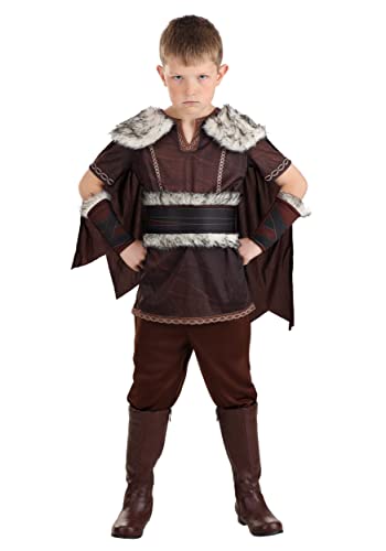 Disfraz completo de vikingo victorioso para niño miniatura 1