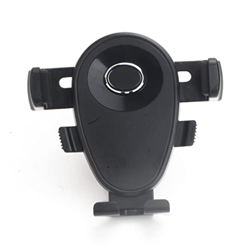 Supporto Auto per Telefono Staffa plastica per Bocchetta Smartphone Girevole in Abs Facile Installare per Auto con Uscita Rotonda o Quadrata Nero