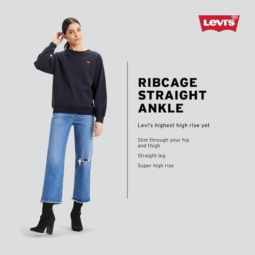 Image of Levi's Womens Premium Ribcage Straight Ankle Jeans