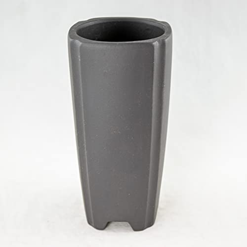 Calibonsai Square Wuni Zisha Cascade Style Bonsai Pot & Orchid Planter with Mesh - 3.25''x 3.25''x...