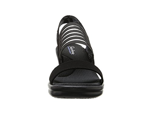 Skechers Skechers Cali Women's Rumblers-Sci-Fi Wedge Sandal, Black, 8 W US