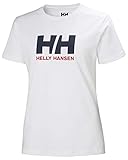 Helly Hansen HH Logo T-Shirt Camiseta Manga Corto, Mujer, Blanco, M