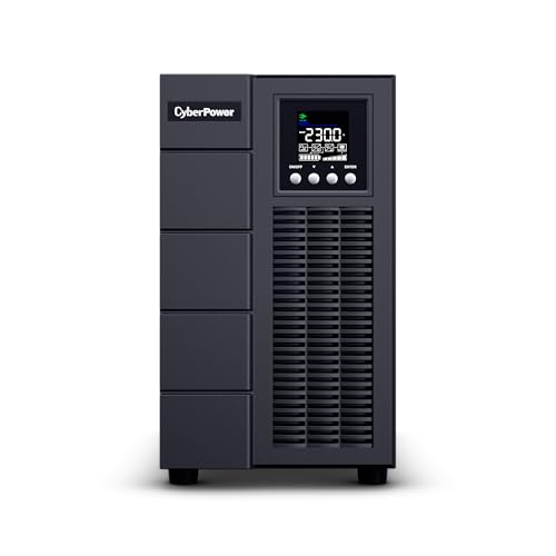 Image of CyberPower OLS3000EC, Online 3KVA UPS with inbuilt Battery, 3000VA /2700W, an Ideal UPS for NAS /Storage Devices, Networking Devices, Security /Emergency Systems and Surveillance Systems.