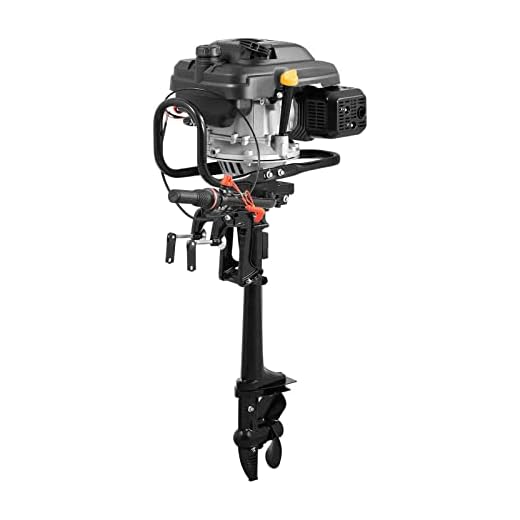 MSW MSW-MOE-G-6.5 utombordsmotor 4,76 hk 3350 varv/min utombordsmotor PS utombordsmotor båtmotor
