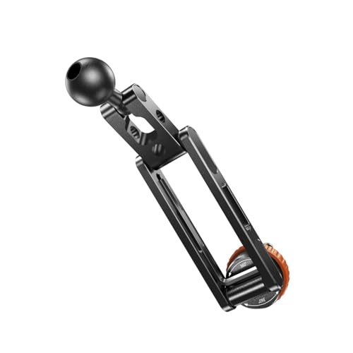 Support de téléphone avec rotule en aluminium 17mm universel réglable pour voiture