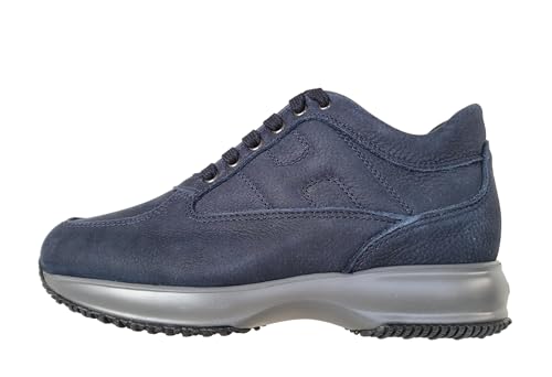 Hogan interactive scarpe uomo allacciato modello HXM00N000106RNU810 blu