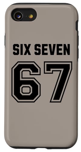 67 Six Seven Sport Design on Back. 6 7 Meme Men Women Kids X}zP[X iPhone SE (2020) / 7 / 8 p
