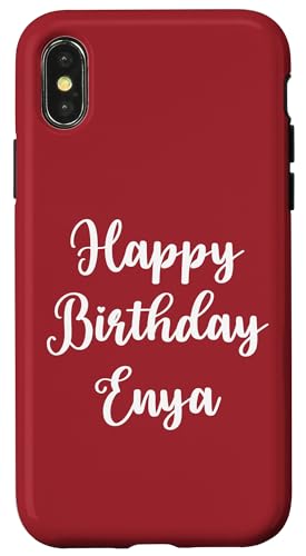 ハッピーバースデーエンヤ スマホケース iPhone X/XS 用