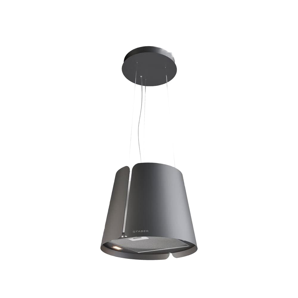 FABER Cappa aspirante a isola BEAT DG MATT - 345.0612.339, grigio opaco