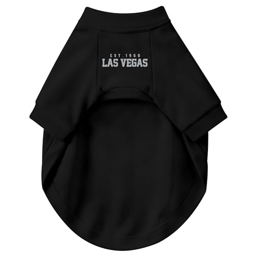 Image of Las Vegas Dog Clothes Jersey Style Personalized Pet T Shirt with Custom Name Number for Small Medium Large Dogs