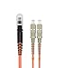 Produktbild Jeirdus MTRJ Glasfaser-Patchkabel, Buchse auf SC, Multimode, Duplex, 15 m, MTRJ-SC, 50/125 um, OM2 mm, LSZH, Orange