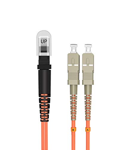 Cable de fibra óptica OM2 multimodo para conexiones de alta velocidad MTRJ-SC de 20m