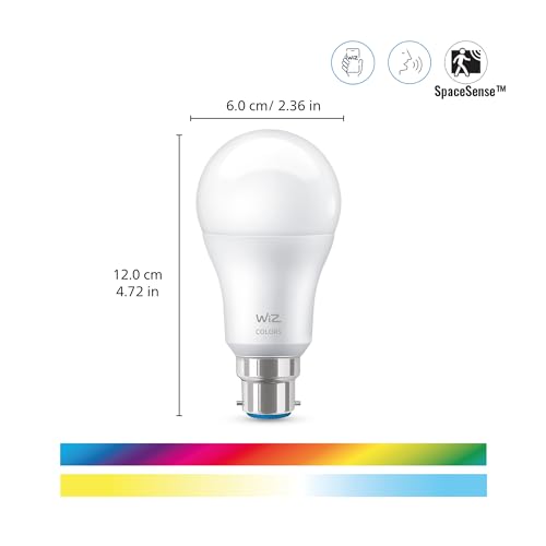WiZ A60 B22 Colour Smart Light Bulb
