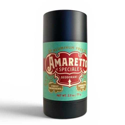Amaretto Speciale Aluminum Free Natural Deodorant | Vegan Small Batch Deodorant with Magnesium Hydroxide & Zinc Oxide | Italian Almond Barbershop Fragrance | 2.5 oz image 2