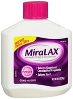 MiraLAX Laxative, Unflavored, 26.9 fl oz Pack of 2