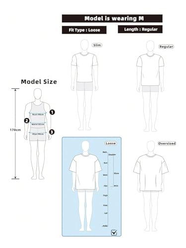 Image of OYOANGLE Men's Textured 3 /4 Sleeve Drop Shoulder T Shirt Loose Fit Plaid Cuff Tee Tops