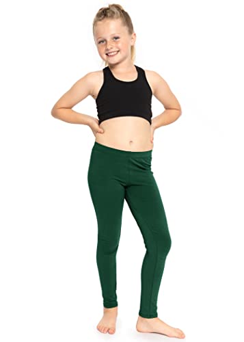 STRETCH IS COMFORT Girl's Cotton Footless Leggings | Stretchy | Size 2-162