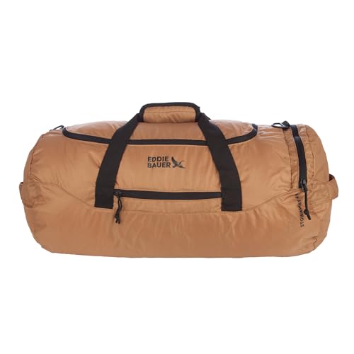 Eddie Bauer Stowaway sac de sport en polyester ripstop durable tabac