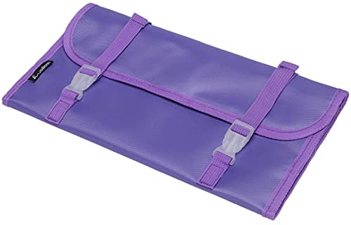 Wodison Foldable Clear Hanging Travel Toiletry Bag Cosmetic Organizer Storage (Purple) #TOP6