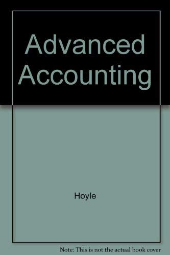 Advanced Accounting 0072345713 Book Cover